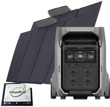 Комплект Станція живлення EcoFlow Delta Pro 3 + 2x Фотовольтаїчна панель 400W ID-CN-147718 фото