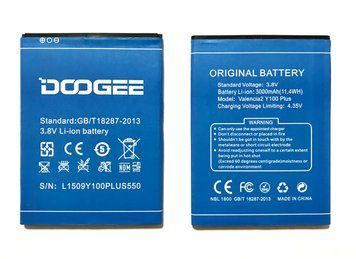 Акумулятор DOOGEE Y100 Plus Valencia2 L1509Y100PLUS550 фото